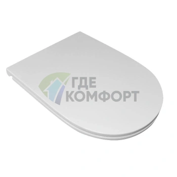 Сиденье для унитаза Kerasan Aquatech SLIM с микролифтом, белое матовое (379130 Bianco matt)