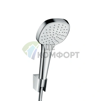 Душевой набор HG Croma Select E с ручным душем и держателем (белый/хром) (26412400) - фото 1