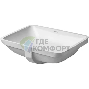 Раковина Duravit ME by Starck для встраивания снизу 490x365 мм, белая (305490022) - фото 1