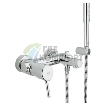 Смеситель Grohe Concetto для ванны с душевым гарнитуром - фото 1