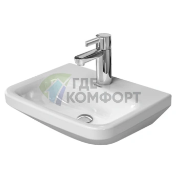 Раковина Duravit DuraStyle для рук без перелива, 450x335 мм, белая (708450000) - фото 1