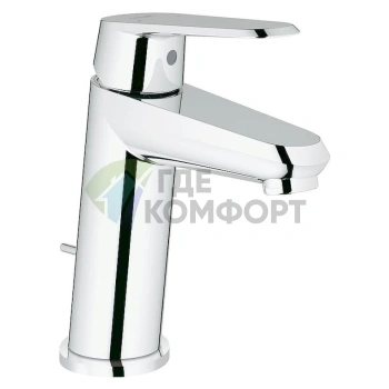 Смеситель Grohe Eurodisc Cosmopolitan 23049002 для умывальника: однорычажный с термостатом - фото 1