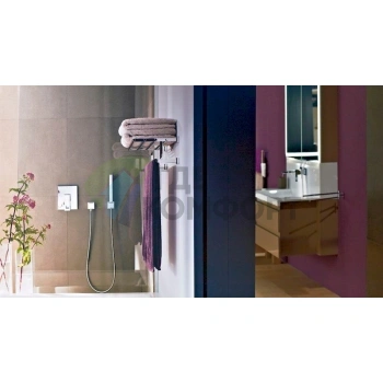 Смеситель для душа Grohe Eurocube 19898000 с термостатом настенного монтажа - фото 3