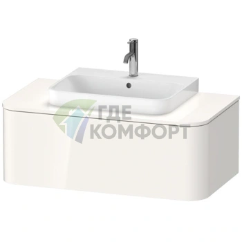 Подвесная тумба Duravit Happy D.2 Plus 354x1000x480 мм, 1 ящик, белый глянец (HP493102222) - фото 1