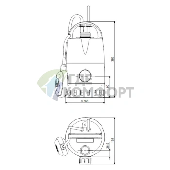 Дренажный насос Grundfos Unilift CC 7 M1 - фото 3