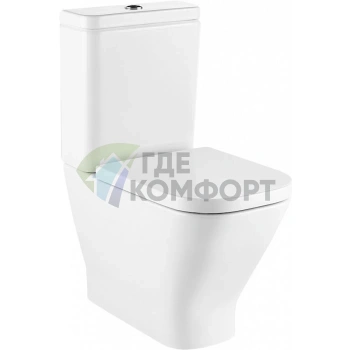 Унитаз-компакт Roca Gap с системой Clean Rim