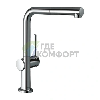 Кухонный смеситель Hansgrohe Focus M41 с вытяжным душем, хром (72845000) - фото 1