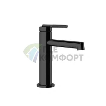 Смеситель для раковины Gessi Ingranaggio Black Metal Brushed PVD без донного клапана (63502#707) - фото 1