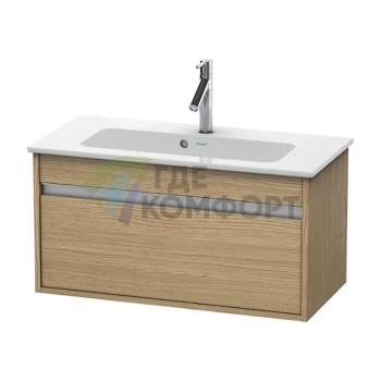 База под раковину Duravit Ketho с выдвижным ящиком, цвет дуб европейский (KT642305252) - фото 1