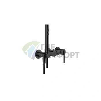 Смеситель для раковины GESSI INGRANAGGIO с душем, Black Metal PVD (63545#706) - фото 1