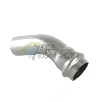 Пресс-угольник 45° внутренний/наружный 35 мм х 35 из нержавеющей стали VTi.958.I.003535 VALTEC (ВАЛТЕК) - фото 1