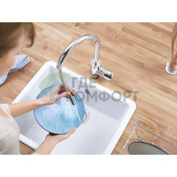 Смеситель для кухни Grohe Concetto 32663DC1 — стиль и функциональность - фото 3