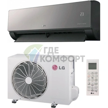 Кондиционер ArtCool Mirror Inverter LG AM09BP - фото 1