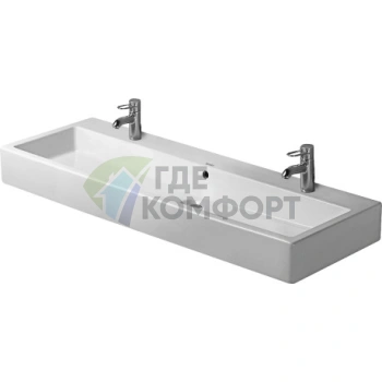Раковина Duravit Vero для мебели без перелива, 1200x470 мм, белая (454120043) - фото 1