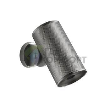Верхний душ GESSI 316 DIAMANTATO 79 мм, настенное крепление, распыление, цвет Steel Brushed (57279#239) - фото 1