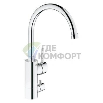 Смеситель Grohe Concetto 32666001 для кухни: однорычажный с выдвижной лейкой - фото 1