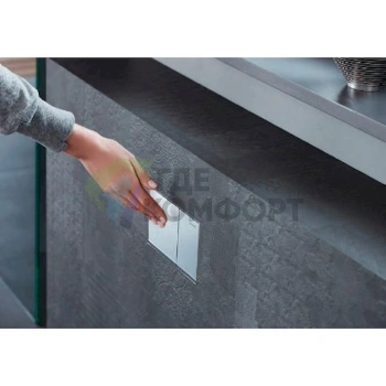 Кнопка смыва для скрытого монтажа Geberit Omega 60 белая - фото 2