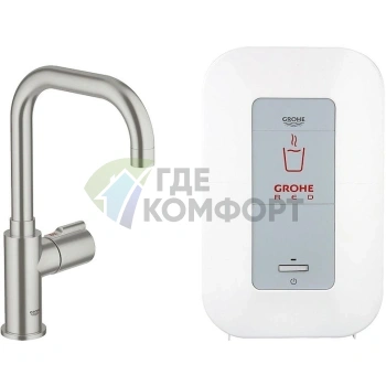 Кран Grohe Red Mono 30147DC0 с функцией мгновенного нагрева воды - фото 1