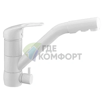 Смеситель для кухни Zorg Clean Water ZR 400 KF-12 белый - фото 1