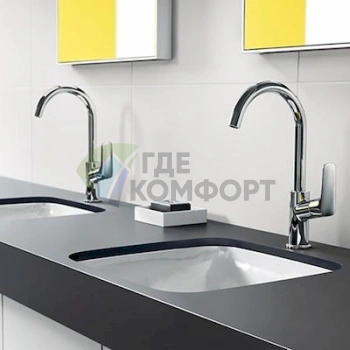 Смеситель Hansgrohe Logis для раковины, хром - фото 2