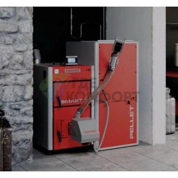 Напольный твердотопливный котел Defro Smart Ekopell 20 - фото 3
