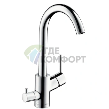 Смеситель для кухни Hansgrohe Talis M52 с поворотным изливом и однорычажным управлением, хром (14875000) - фото 1