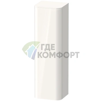 Пенал подвесной Duravit Happy D.2 Plus 1336 мм белый глянцевый без верха (HP1261L2222) - фото 1