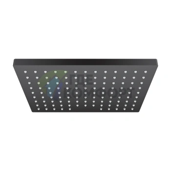 Верхний душ HG Vernis Shape 230x170 мм, потолочный шарнирный, EcoSmart, матовый черный (26283670) - фото 1