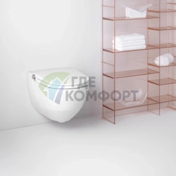 Подвесной унитаз-биде Laufen Cleanet Riva с дистанционным управлением (8.2069.1.400.000.1) - фото 1