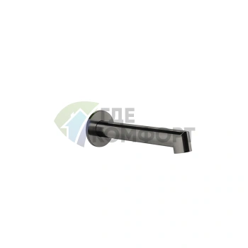 Настенный смеситель для ванны Gessi Ingranaggio Black Metal Brushed PVD (63603#707) - фото 1