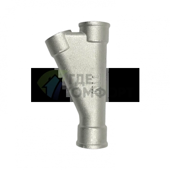 Тройник косой для гильзы под погружной датчик температуры 1/2x3/4 TIM (TDS032N ТИМ) - фото 1