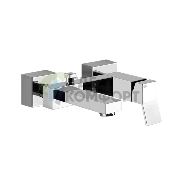 Смеситель для ванны Gessi Rettangolo K с автопереключением душ/ванна, хром (53013#031) - фото 1