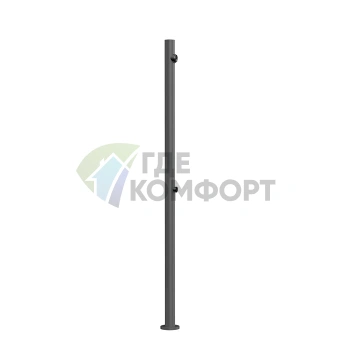 Наружные части для уличной душевой стойки GESSI Origini Steel Brushed (арт. 66211) (63209#239) - фото 1