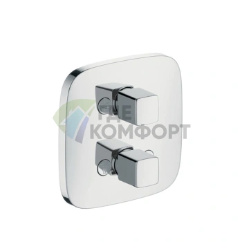 Встраиваемый запорный вентиль Hansgrohe PuraVida на 3 источника, хром (15777000) - фото 1