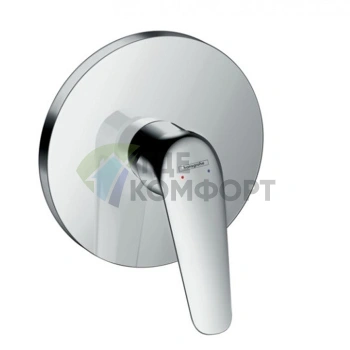 Смеситель для душа Hansgrohe Novus встраиваемый на 1 источник, хром (71065000) - фото 1