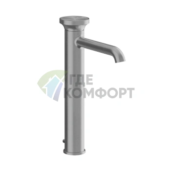 GESSI Origini Высокий смеситель для раковины с донным клапаном и отдельной вставкой в комплекте, хром (66003#031) - фото 1