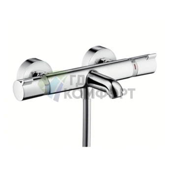 Термостат для ванны Hansgrohe Ecostat Comfort с двумя источниками и изливом 178 мм (13114000) - фото 1