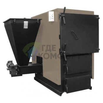 Твердотопливный напольный пеллетный котел Kentatsu Furst Vulkan Max PR-140 - фото 1