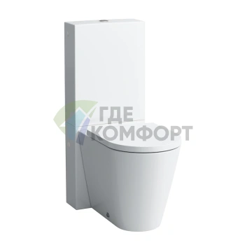 Унитаз LAUFEN KARTELL приставной безободковый белый 560x370x430 мм (8.2333.7.000.000.1) - фото 1