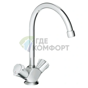 Смеситель Grohe Costa L 31831001 для кухни: однорычажный с выдвижной лейкой - фото 1