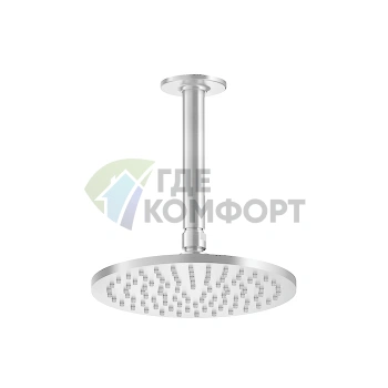 GESSI INCISO: Потолочная душевая головка шарнирная хром с индивидуальной длиной под заказ (58150#031) - фото 1