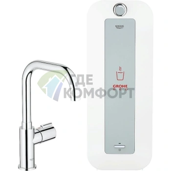 Смеситель Grohe Red Mono с термостатом: умный контроль температуры воды - фото 1