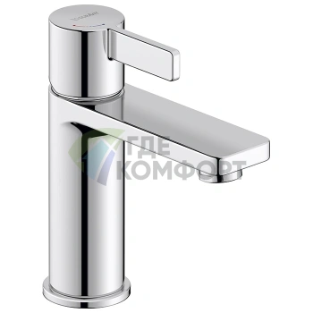 Смеситель для раковины Duravit D-Neo с технологией EcoStart, хром (DE1021002010) - фото 1