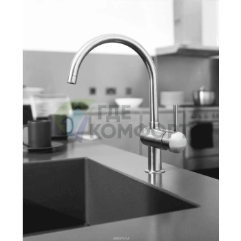 Смеситель для кухни Grohe Minta 32917DC0: Однорычажный с керамическим картриджем - фото 4