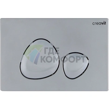 Кнопка смыва Creavit Spa GP7003.00 матовый хром - фото 1