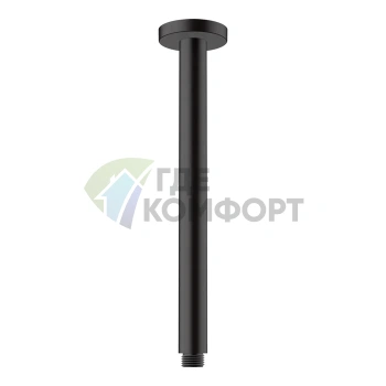 Держатель для верхнего душа HG Vernis Blend 300 мм, G1/2, черный матовый (27805670) - фото 1