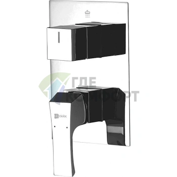 Смеситель для ванны с душем Lemark Unit LM4528C со встроенным механизмом - фото 1