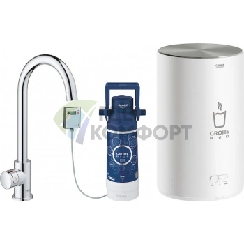Смеситель Grohe Red II Mono для кухни со встроенным водонагревателем - фото 1