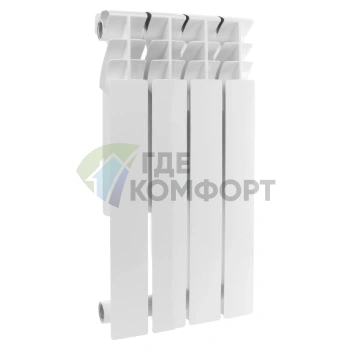 Радиатор алюминиевый Rommer Plus 500 4 секции
