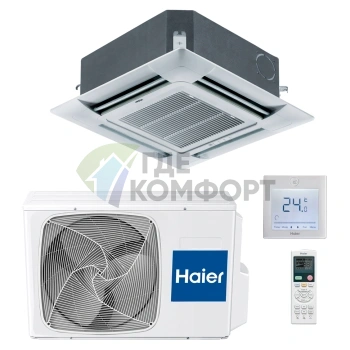 Кондиционер кассетный Haier AB24ES1ERA(S) / 1U24GS1ERA / PB-950JB inverter - фото 1